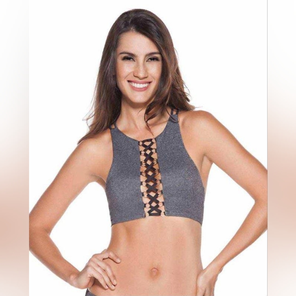 Ondademar Gray Crop Top Size XS